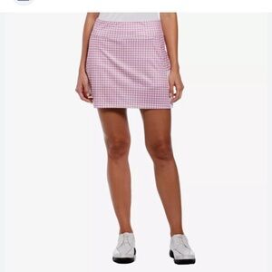 PGA tour sz XL Pink and Grey Geo Skort
